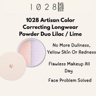 Taiwan Artisan Color Correcting Longwear Powder Duo By 1028 Lilac / Lime | Flawless Makeup | Goodbye