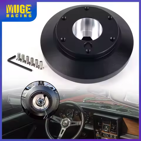 MUGE-175H Aluminum 6 Bolt Racing Steering Wheel Hub Adapter Kit For Mazda 3 Ford Mustang Ford Focus