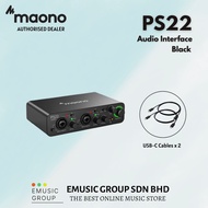 Maono PS22 USB Audio Interface – Black