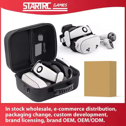 Portable Carrying Case For Meta Quest 3 Travel VR Larger Capacity Storage Bag BOBOVR M3 PRO EVA Acce