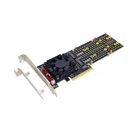 L93A-Split-Free PEX8747 4 Quad M.2 Nvme To Pcie 3.0 X8 Expansion Card Adapter, Support 22110/2280/22