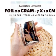 Aluminum Sachet - Aluminum Packaging - Foil Plastic Aluminum sachet packaging 7x10 Aluminum Sachet -