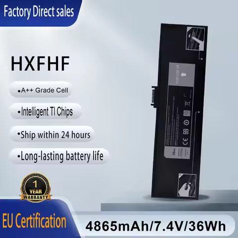 New HXFHF VJF0X VT26R XNY66 7.6V 36Wh Laptop Battery For Dell Venue 11 Pro 7130 7139 T07G001 451-BBG