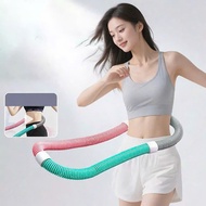 XO Hula Hoops to Reduce Belly Fat, Haru Spring Hula Hoops Covered with Soft Plastic, compact and con