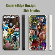 Casing For Samsung A03 A13 A23 A33 4G 5G A Minecraft Movie BOX06 Phone Case Square Edge