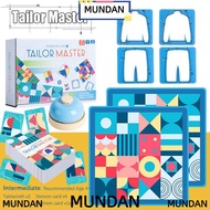 MUNDAN Tailor Master Battle Game, 2-person Game Cognitive Game Color Shape Matching Toy, Interesting