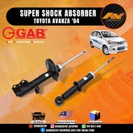 TOYOTA AVANZA LAMA 2004 GAB SUPER SHOCK ABSORBER FRONT REAR DEPAN BELAKANG ORIGINAL GAB