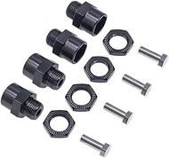 KEEDA Rims Hex Hub 12 mm Turn to 17 mm Extension Conversion Adapter Nuts for 1/10 RC Model Car Upgra