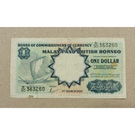 1 Dollar Malaya And British Borneo