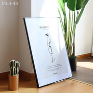 ◘✣▤Aluminum alloy picture frame custom puzzle frame any size A3 frame mounted poster photo frame A4 