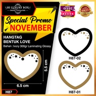 Hangtag|Ivory Hangtag|Hangtag Love|H87