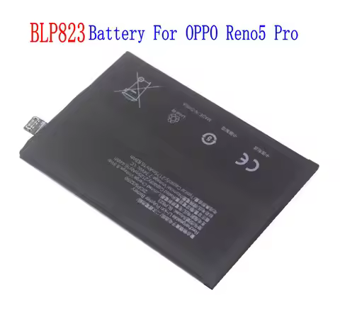 1x 4350mAh 16.83Wh BLP823 Replacement Battery For OPPO Reno5 Pro Reno 5 Pro 5G Batteries