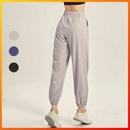 3 Color Lululemon Yoga Seamless Jogger Gym Fitness Sport Yoga Loose Casual Pants