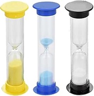 SGERUFZ Set of 3 hourglass timers, hourglass timer (1min, 30sec, 10sec)