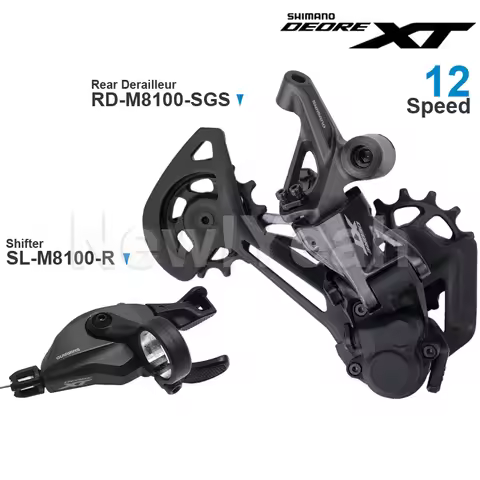 SHIMANO DEORE XT M8100 12v groupset shifter SL- M8100-R rear derailleur RD-M8100-SGS Original parts