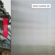 GM- D023 3D LINE GLASS STICKER | SANBLAST GLASS STICKER | WINDOW GLASS STICKERS | SUNBLAST GLASS STI