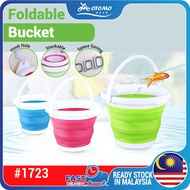 Portable Folding Collapsible Bucket Pail 10L Outdoor Car Wash Fishing Bathroom Baldi Lipat Collapsib