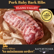 Fresh Pork Baby Back Ribs 1kg [Ray's Butcher Pork] (Klang Valley Delivery) Pork Meat 猪肉
