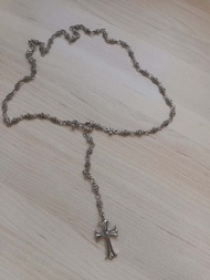 Chrome hearts multi cross rosary chain