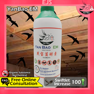 EJS YanBao EM 1Litre 燕宝菌酵素 【引燕必用品，免费养燕顾问】Yan Bao EM  Microbes Memikat Burung, Basmi Kuman Buang  Bau