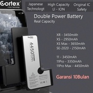 Cortex iPhone Baterai XR XS XSMax Battery High Capacity Original
