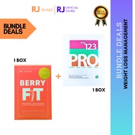 [BUNDLE DEAL] EASY 123 PRO Detox drink 1 box + Berry Fit Meal Replacement 1 box - free shaker