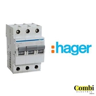 hager MCB MU Series 3 POLE 6A /10A / 16A / 20A / 32A / 40A /50A / 63A MCB 6KA