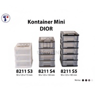 DIOR Tantos Mini Drawer Makeup Box Cosmetic Container Rack