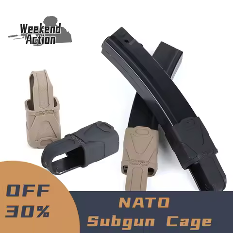 WADSN Airsoft Tactical 9MM NATO Subgun Cage Fast Mag Rubber Loops for MP5 MP5K Magazine Assist Hunti