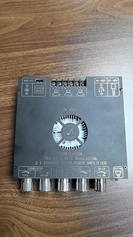 ZK-AS21 โมดูลเครื่องขยายเสียงดิจิตอล 220WX2 + 350W บอร์ดขยายสัญญาณเสียงบลูทูธ 5.1ช่อง2.1ซับวูฟเฟอร์เ