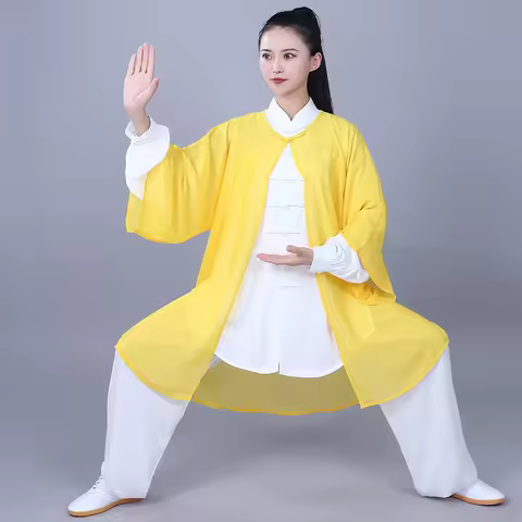 Chinese Traditional Tang Suit Kung Fu Clothes Martial Art Uniform Wudang Tai Chi Practice Wing Chun 