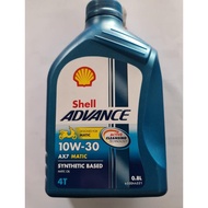 [ ] Shell ADVANCE SCOOTER MATIC AX7 10W30 800ML OIL