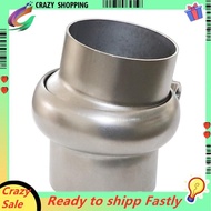 Universal Joint 63mm Stainless Steel Pipe for All Pipes Car Exhaust Pipe Clamp Tail Pipeline Adapter