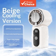 Mini Ice Compress 199-speed Handheld Pocket Fan Mini Penyejuk Ais 199-Kelajuan Kipas Tangan Poket Ki