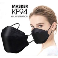 Terbaru Masker Korea 4Play Isi 10Pcs Warna Hitam &amp; Putih Protective