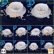 NEXTMY Bridesmaid Hairpins Jewelry Crystal Peals Wedding Headpieces