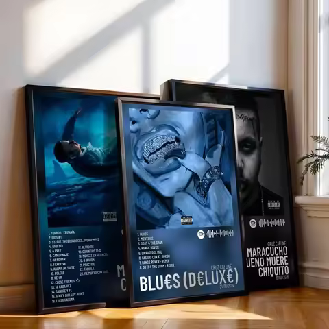 Cruz Cafune Poster Art Cover Songs Music Rap Wall Waterproof Paper Sticker For Living Room Home Deco