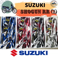 SUZUKI SHOGUN125 RR SHOGUN125RR SHOGUNRR 125 Stripe Stiker Sticker (1) BODY COVERSET COVER SET KAVERSET KAVER SET