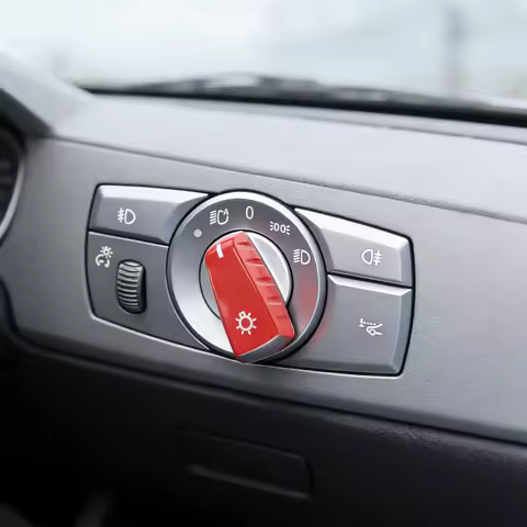 Headlight Switch Knob 61319134726 Headlight Lamp Switch Rotary Knob Button Cap for BMW X5 X6 E70 E71