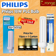 (10pcs) Philips 18W PLC Energy Saving Bulb 827 840 865 2 Pin Bulb Master PLC Energy Saving Bulb