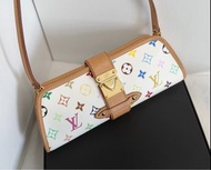 Louis Vuitton LV Tri-color Vintage Hand Bag LV白三彩村上隆手袋