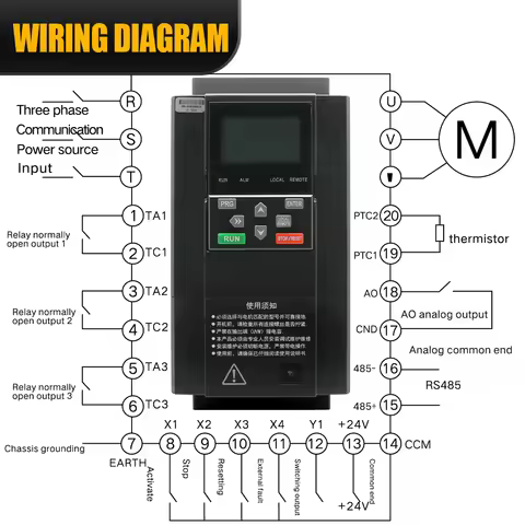 220V / 380V 3-Phase Intelligent Motor Soft Starter Soft Start Module Soft Start 30-70HZ Suit for 11/