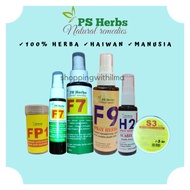 PS Herbs Ubat Spray F7 Untuk Kucing Kurap Kudis Fungus Kerapu Sporo Krim S3 Serbuk FP1 Spray F9 Earm
