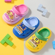 paw patrol kids  Sandals Slippers Summer New Style Baotou Hole Shoes Male Female Baby Home Anti-Slip Casual
