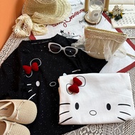 Áo Thun Nữ amila áo thun ngắn tay cho trẻ em Hello Kitty Starry