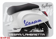 สติ๊กเกอร์ติดรถ สติกเกอร์แต่ง สติกเกอร์ กันรอย กันรอยข้างถัง Vespa Sprint / Primavera / LX / GTS / L