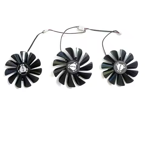 UKGF New 95MM CF1010U12S 85MM CF9015H12S 4PIN GPU Fan for XFX Radeon RX5600XT RX5700 RX5700XT Graphi