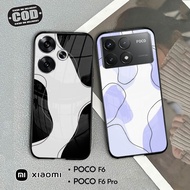 Glass Softcase For poco F6 & poco F6 PRO - Cellphone Case poco F6 & poco F6 PRO [T60].