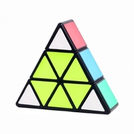 Zepuzzles Slim Pyraminx 1x1 Speed Cube Triangle Shape Magic Cube for Kids