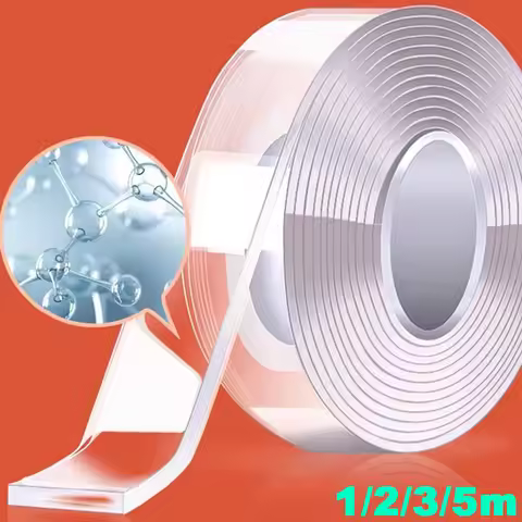 5m/3m/2m/1m Nano Tape Extra Strong Double Sided Adhesive Tape Transparent No Trace Reusable Waterpro